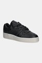 Δερμάτινα αθλητικά παπούτσια adidas Originals Rivalry Lux Low μικρό μαύρο ID3950