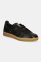 Кожаные кроссовки adidas Originals Gazelle Indoor низкая чёрный IF1978