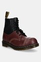 Kožená obuv MM6 Maison Margiela MM6 Maison Margiela x Dr. Martens nezateplené burgundské SH3WU0008.P8029