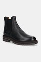 Kožené kotníkové boty Common Projects Chelsea Workboot in Leather nezateplené černá 2447.7547