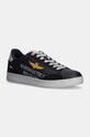 Tenisky Aeronautica Militare imitácia kože tmavomodrá SC289CT3385