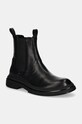 HUGO ghete chelsea de piele Rikky casual negru 50522983.001