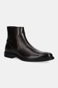 HUGO buty skórzane Kerr skóra licowa brązowy 50528808.201