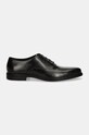 Kožené polobotky HUGO Kerr 50528816.001 černá AW24