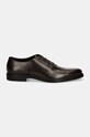 Шкіряні туфлі HUGO Kerr 50528816.201 коричневий AW24
