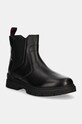 HUGO ghete chelsea de piele Ryan casual negru 50528840.001