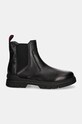 HUGO ghete chelsea de piele Ryan 50528840.001 negru AW24