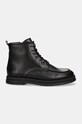 Кожаные ботинки HUGO Chaol 50529015.001 чёрный AW24