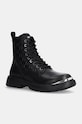 Karl Lagerfeld bőr bakancs MASON nappa bőr fekete KL13054.000