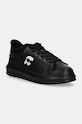 Karl Lagerfeld sneakers KAPRI mic de statură negru KL52531L.00X