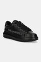 Karl Lagerfeld sneakers din piele KAPRI MENS Planet friendly negru KL52567.00X