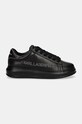 Karl Lagerfeld sneakers din piele KAPRI MENS KL52567.00X negru AW24