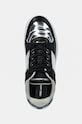 Karl Lagerfeld sneakersy skórzane KREW czarny KL53023.00S