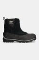 Sorel pantofi de piele intoarsa BUXTON PULL ON WP 24 2084911010 negru AW24