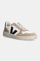 Кожаные кроссовки Veja V-10 CHFREE замш белый VX0503138B