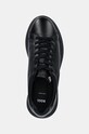 Кожаные кроссовки BOSS Bulton чёрный 50529543.005
