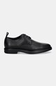 Шкіряні туфлі BOSS Larry 50529144.001 чорний NC24