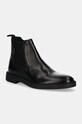 BOSS ghete chelsea de piele Calev casual negru 50503255.001