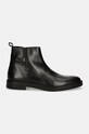 Шкіряні черевики BOSS Calev 50529254.001 чорний AW24