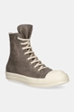 Кеды Rick Owens Sneaks синтетический серый DU02D2800.SCF