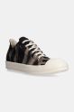 Πάνινα παπούτσια Rick Owens Low Sneaks υφασμάτινο μαύρο DU02D2802.DBSUN