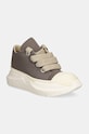 Rick Owens trainers Jumbo Laces Abstract Low Sneak textile gray DU02D2845.MUPAW2