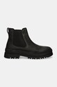 Blauer stivaletti chelsea in pelle IUKA F4IUKA02.LEA nero AW24