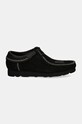 Замшеві туфлі Clarks Originals Wallabee x Neighborhood 26179532 чорний AW24