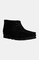 Замшеві туфлі Clarks Originals Wallabee Gore-Tex elegant чорний 26179256