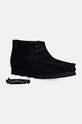 Замшеві туфлі Clarks Originals Wallabee Gore-Tex 26179256 чорний