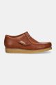 Кожаные туфли Clarks Originals Wallabee 26179323 коричневый AW24