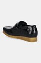Scarpe Clarks Originals mocassini in pelle Wallabee Loafer 26179970 nero