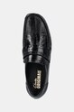 Clarks Originals mocassini in pelle Wallabee Loafer nero 26179970