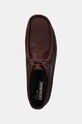 Clarks Originals półbuty skórzane Wallabee Boot Gore-Tex brązowy 26177730