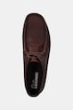 Kožené poltopánky Clarks Originals Wallabee Boot Gore-Tex hnedá 26177730