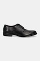Hackett London pantofi de piele DUKE MASTER HMS21407 negru SS25