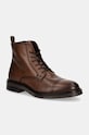 Hackett London buty skórzane EGMONT RANGE skóra licowa brązowy HMS21411
