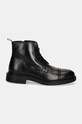 Шкіряні черевики Hackett London EGMONT RANGE HMS21411 чорний AW24