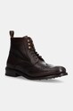 Шкіряні черевики Hackett London JAME BROGUEBOOT лицьова шкіра коричневий HMS21425