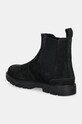 Obuwie Toms sztyblety nubukowe GRIFFIN 10021376 czarny