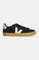 Замшеві кросівки Veja Campo CP0303692B чорний AW24