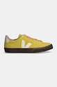 Veja sneakers din piele întoarsă Campo CP0303694B verde AW24