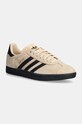 Tenisky adidas Originals GAZELLE MESSI semišová koža béžová IH8156