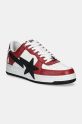 Tenisice A Bathing Ape STA OS #2 M2 zrnata koža crvena 1K70191309