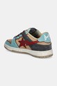 Scarpe A Bathing Ape sneakers in pelle SK8 STA #4 M2 1K80191313 beige