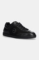 Кожаные кроссовки BALR. Q-Series Classic Cup Sneaker замш чёрный B1511.1032