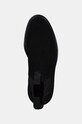 Semišové kotníkové boty Common Projects Chelsea in Waxed Suede černá 2446.7547