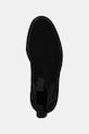 Common Projects botine din piele intoarsa Chelsea in Waxed Suede negru 2446.7547