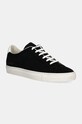 Common Projects scarpe Retro in Suede bassa nero PM501321.