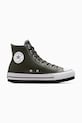 Δερμάτινα ελαφριά παπούτσια Converse Chuck Taylor All Star City Trek πράσινο A09489C